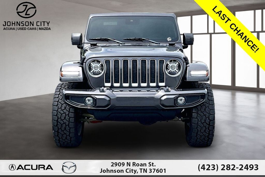 2021 Jeep Wrangler — rear three-quarter view
