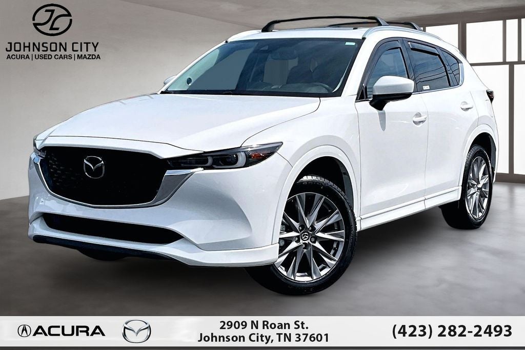 2024 Mazda Mazda CX-5 2.5 S Premium Plus Package in Rhodium White Metallic — front three-quarter view