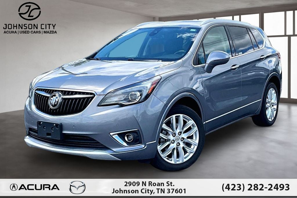 2019 Buick Envision Premium I in Satin Steel Gray Metallic — front three-quarter view