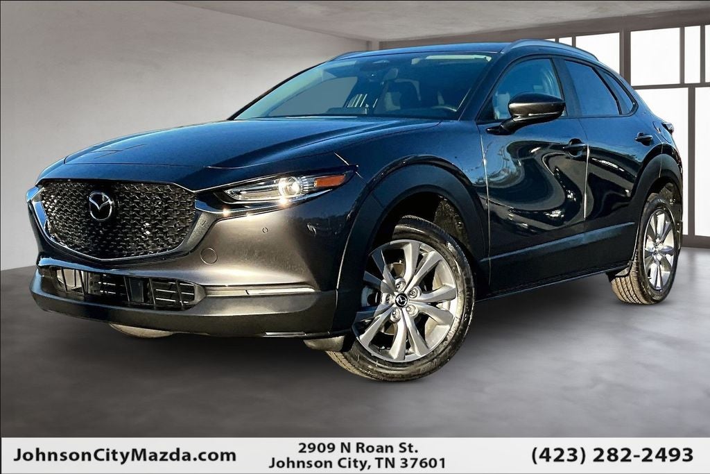 2026 Mazda Mazda CX-30 2.5 S Preferred AWD in Machine Gray Metallic — front three-quarter view