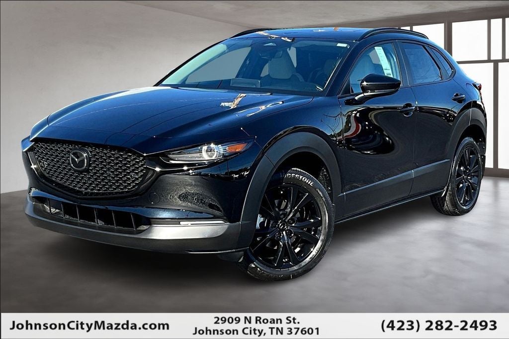 2026 Mazda Mazda CX-30 2.5 S Aire Edition in Jet Black Mica — front three-quarter view