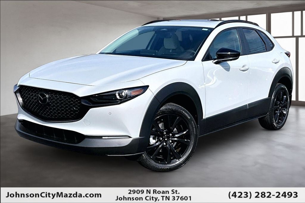 2026 Mazda Mazda CX-30 2.5 Turbo Aire Edition AWD in Ceramic Metallic — front three-quarter view