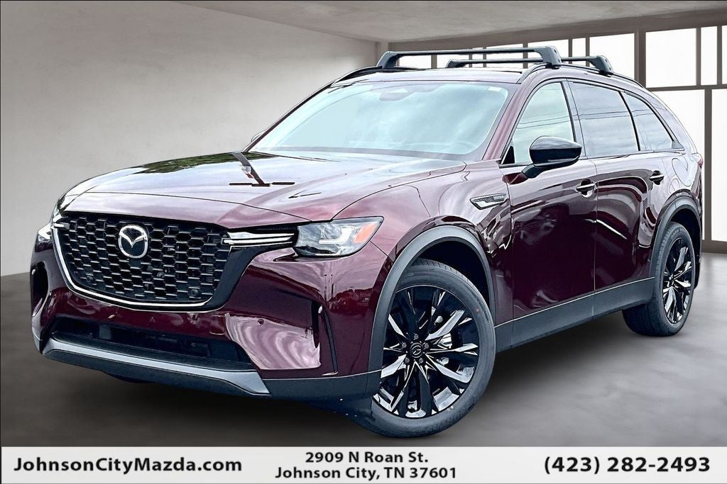 2026 Mazda Mazda CX-90 3.3 Turbo Premium Sport AWD in Artisan Red Premium — front three-quarter view