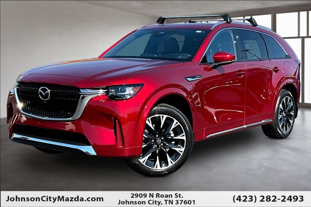 2026 Mazda Mazda CX-90 3.3 Turbo S Premium Plus AWD in Soul Red Crystal Metallic — front three-quarter view