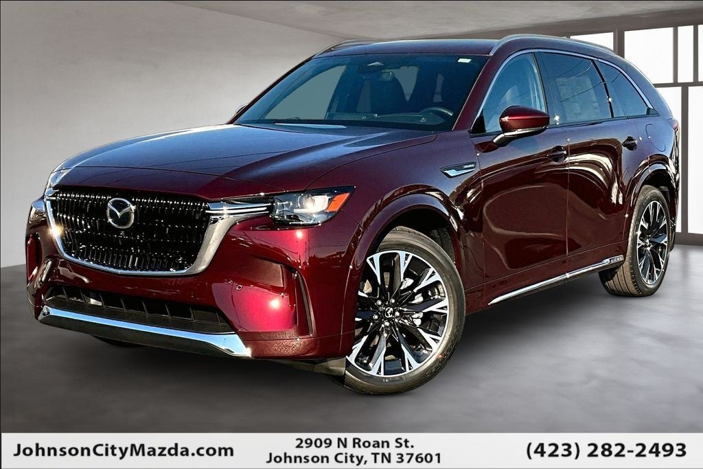 2026 Mazda Mazda CX-90 3.3 Turbo S Premium Plus AWD in Artisan Red Premium — front three-quarter view