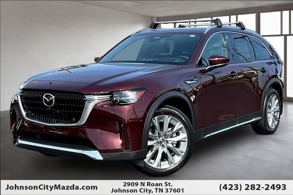 2026 Mazda Mazda CX-90 3.3 Turbo Premium Plus AWD in Artisan Red Premium — front three-quarter view