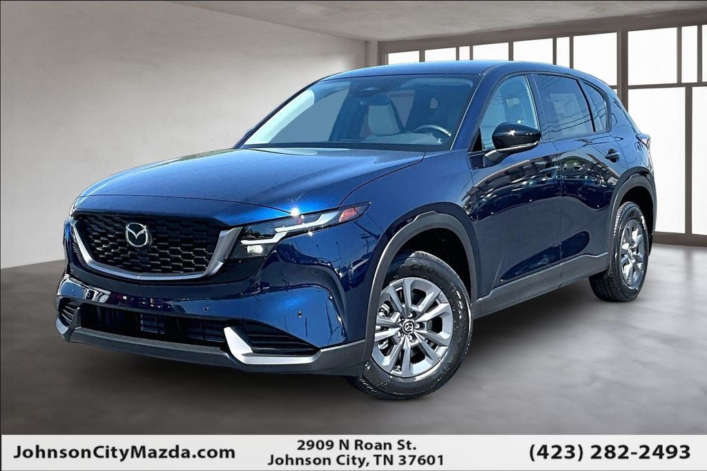 2026 Mazda Mazda CX-5 2.5 S Select AWD in Navy Blue Mica — front three-quarter view