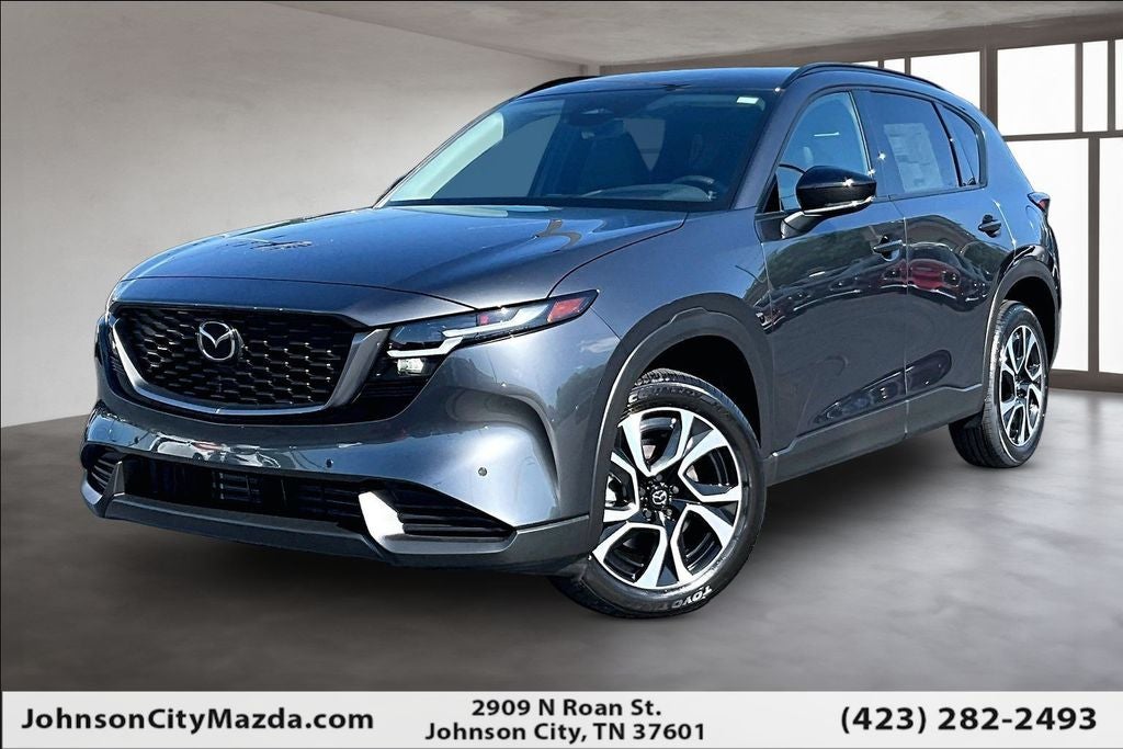 2026 Mazda Mazda CX-5 2.5 S Preferred AWD in Machine Gray Metallic — front three-quarter view