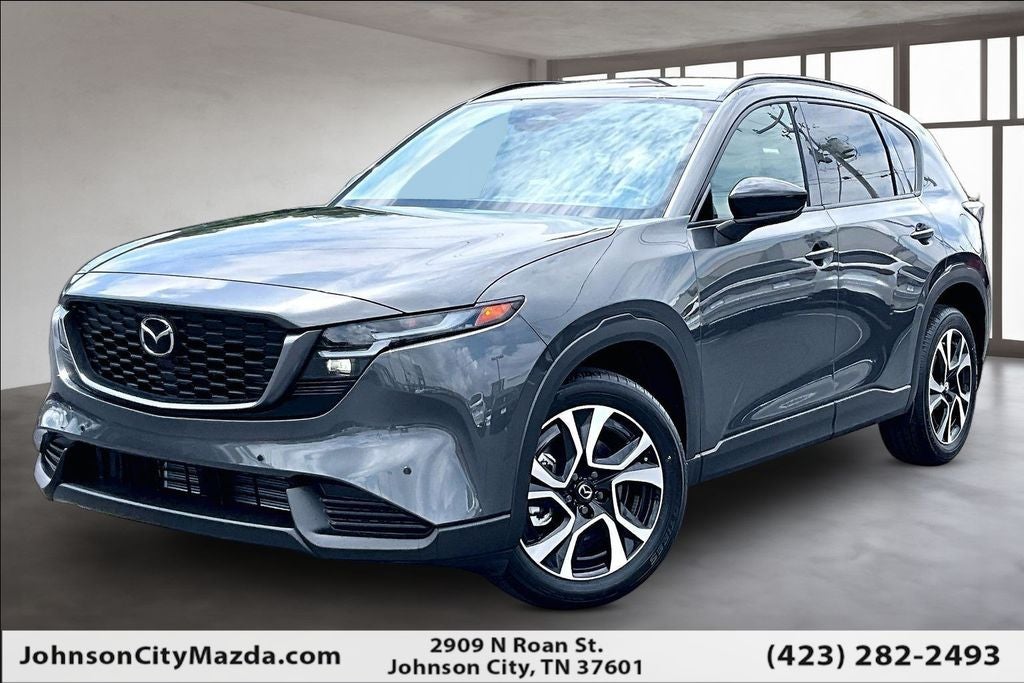 2026 Mazda Mazda CX-5 2.5 S Preferred AWD in Machine Gray Metallic — front three-quarter view