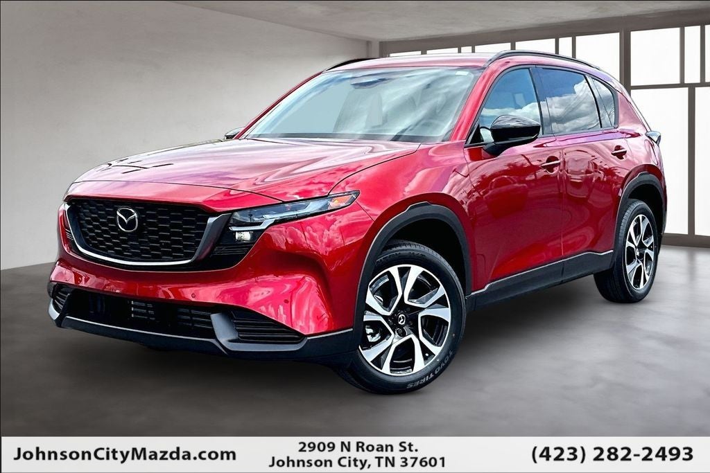 2026 Mazda Mazda CX-5 2.5 S Preferred AWD in Soul Red Crystal Metallic — front three-quarter view