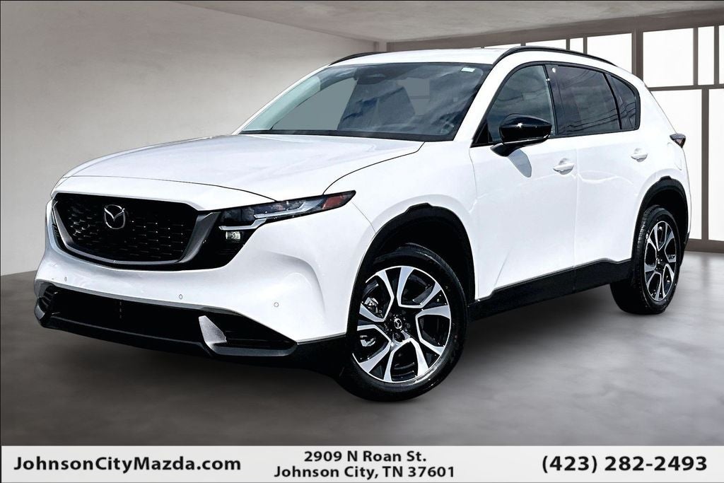 2026 Mazda Mazda CX-5 2.5 S Preferred AWD in Rhodium White Metallic — front three-quarter view