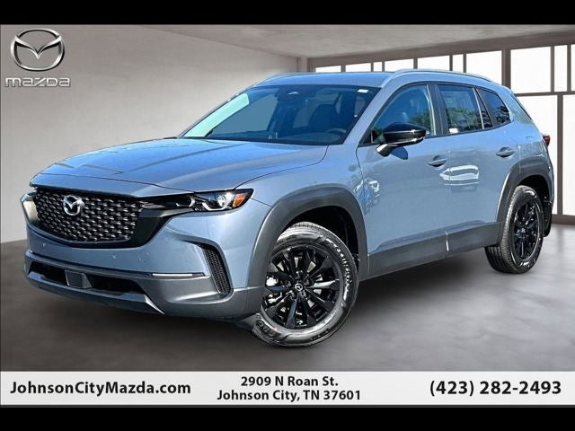 2026 Mazda Mazda CX-50 2.5 S Preferred AWD in Polymetal Gray Metallic — front three-quarter view