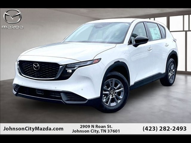 2026 Mazda Mazda CX-5 2.5 S AWD in Rhodium White Metallic — front three-quarter view