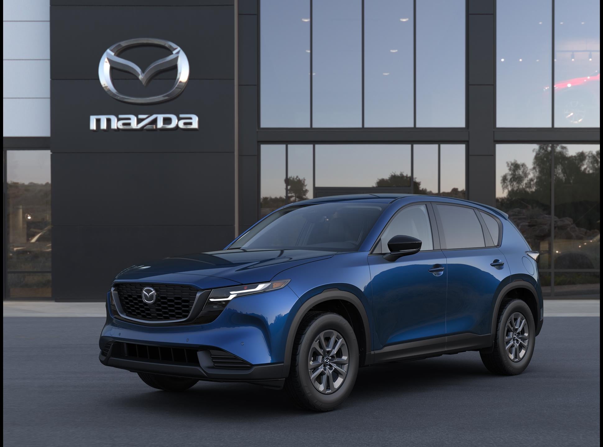 2026 Mazda Mazda CX-5 2.5 S Select AWD in Navy Blue Mica — front three-quarter view