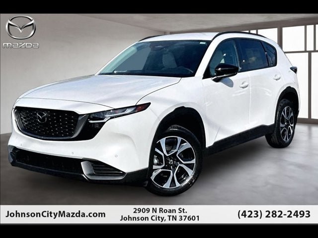 2026 Mazda Mazda CX-5 2.5 S Preferred AWD in Rhodium White Metallic — front three-quarter view